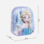 Ghiozdan 3D Frozen Albastru 25,0 x 31,0 x 10,0 cm