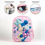 Ghiozdan 3D Minnie Mouse Roz 25,0 x 31,0 x 10,0 cm