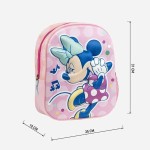 Ghiozdan 3D Minnie Mouse Roz 25,0 x 31,0 x 10,0 cm