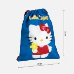 Geantă Rucsac cu Bretele Hello Kitty Albastru 27 x 33 cm