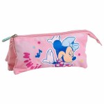 Penar triplu Minnie Mouse Roz 2,2 x 1,1 x 22,5 cm