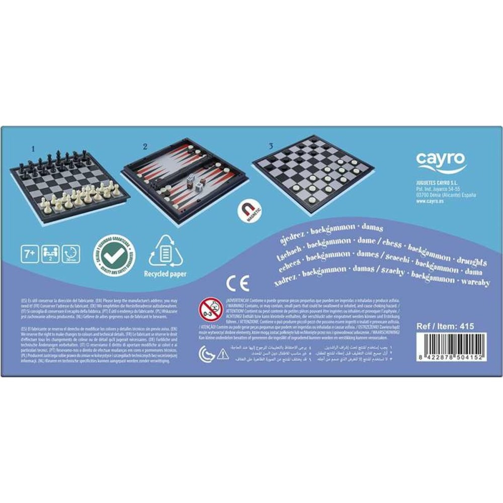 Tablă de Șah și Dame Cayro