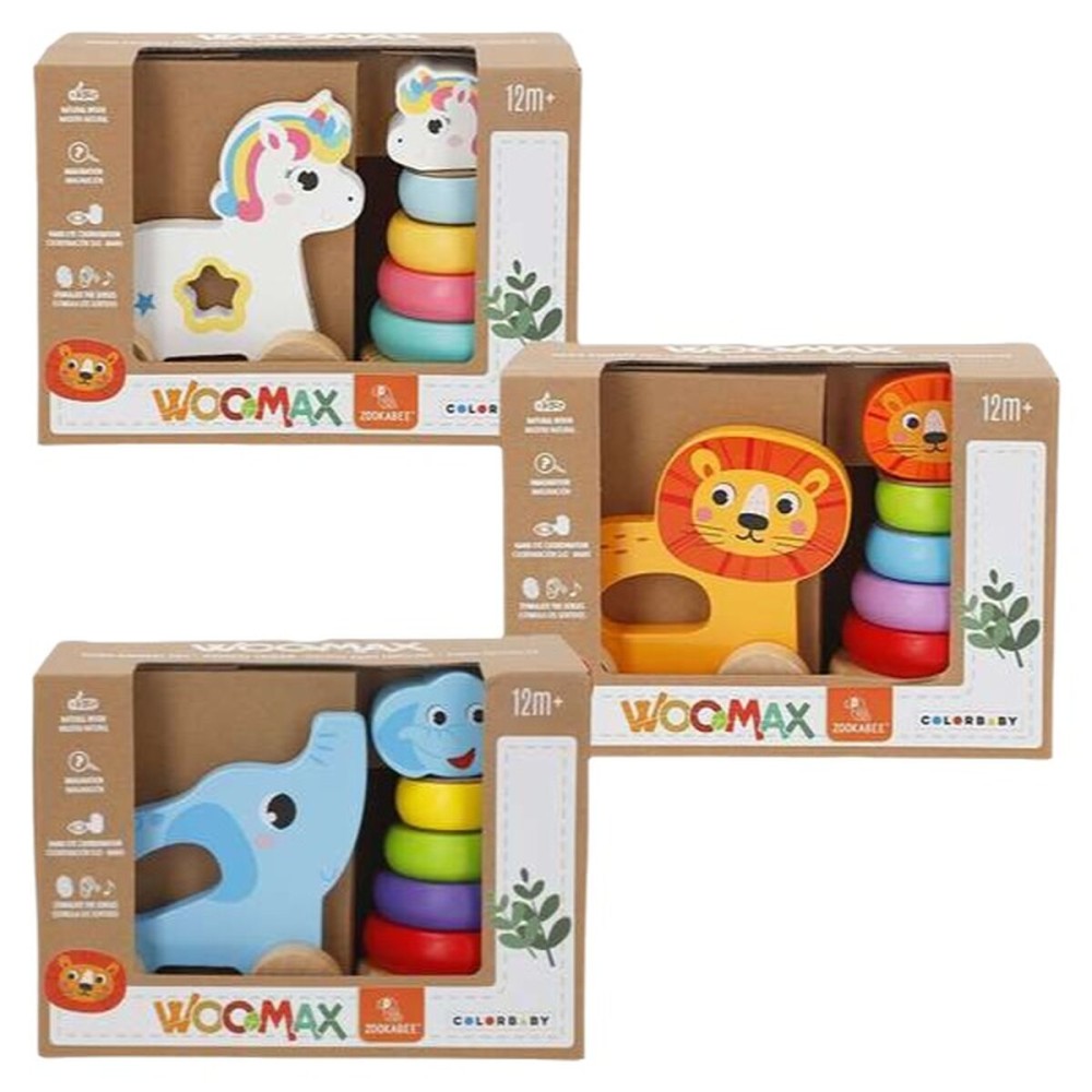 Jucărie de tras și împins Colorbaby