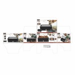 Grătar portabil cu cărbune fără fum Aktive 45 x 19 x 28 cm