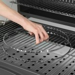 Grătar pe Cărbuni cu Capac și Roți Aktive 102 x 65 x 104 cm