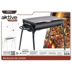 Grătar pe Cărbuni cu Picioare Aktive 91 x 33 x 71 cm