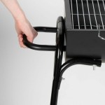 Grătar pe Cărbuni cu Picioare Aktive 91 x 33 x 71 cm