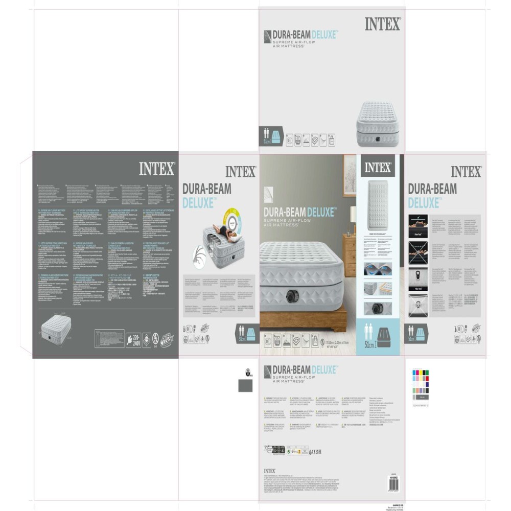 Pat Gonflabil Intex 152 x 203 x 51 cm 272 kg