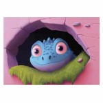 Set de 4 Puzzle-uri Educa Friendly Dinosaurs