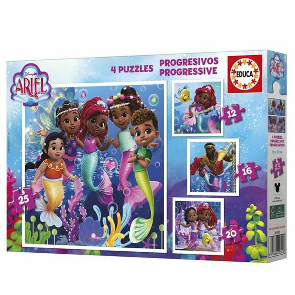 Set de 4 Puzzle-uri Educa Ariel