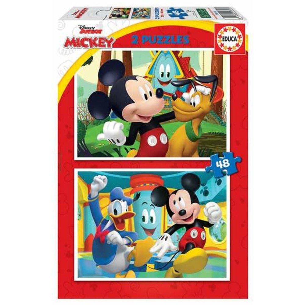 Puzzle Educa Mickey Mouse Fun House 2 x 48