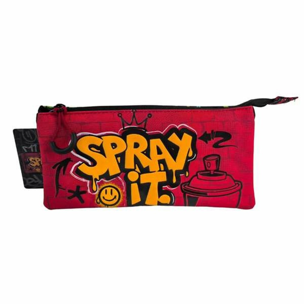 Penar triplu Toybags Grafitti 11 x 23 x 5 cm