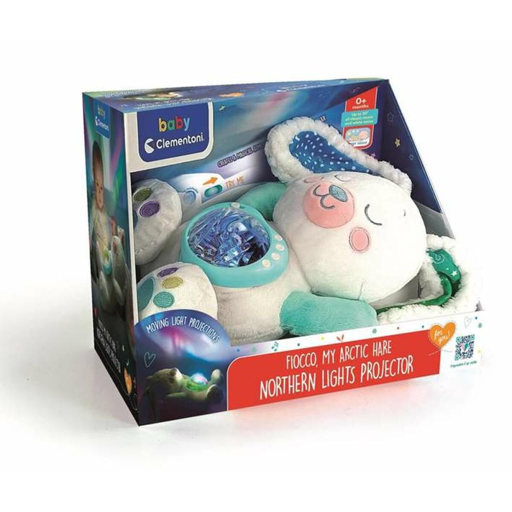 Jucărie din Pluș cu Activități pentru Bebeluși Clementoni Iepure