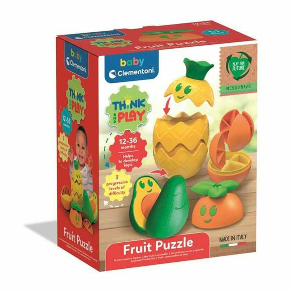 Puzzle pentru Copii Clementoni 19,5 x 24 x 11,5 cm Fructe