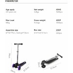 Trotinetă Ociotrends Eco Future Scooter Mov 3 roți