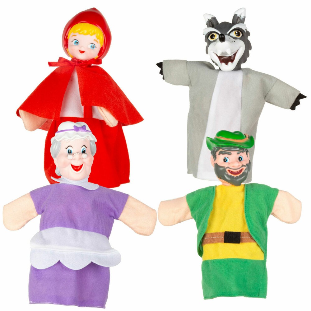 Marionetă de Pluș Colorbaby Scufița Roșie