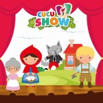 Marionetă de Pluș Colorbaby Scufița Roșie