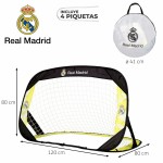 Set de 2 porți de fotbal Real Madrid C.F. 120 x 80 x 80 cm