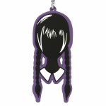 Breloc Wednesday Head Negru