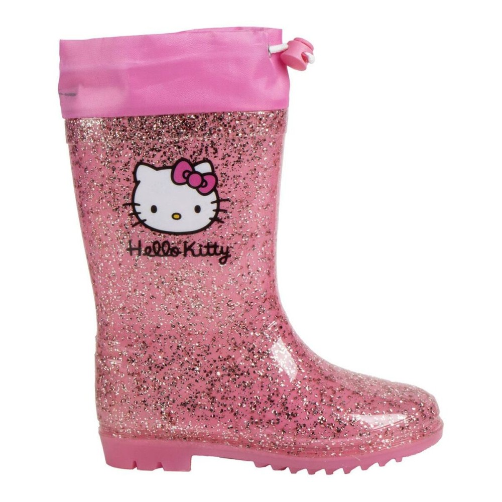 Cizme de Cauciuc pentru Copii Hello Kitty Fucsia