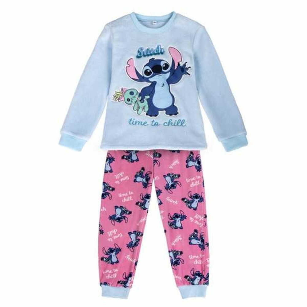 Pijama Infantil Stitch Albastru deschis