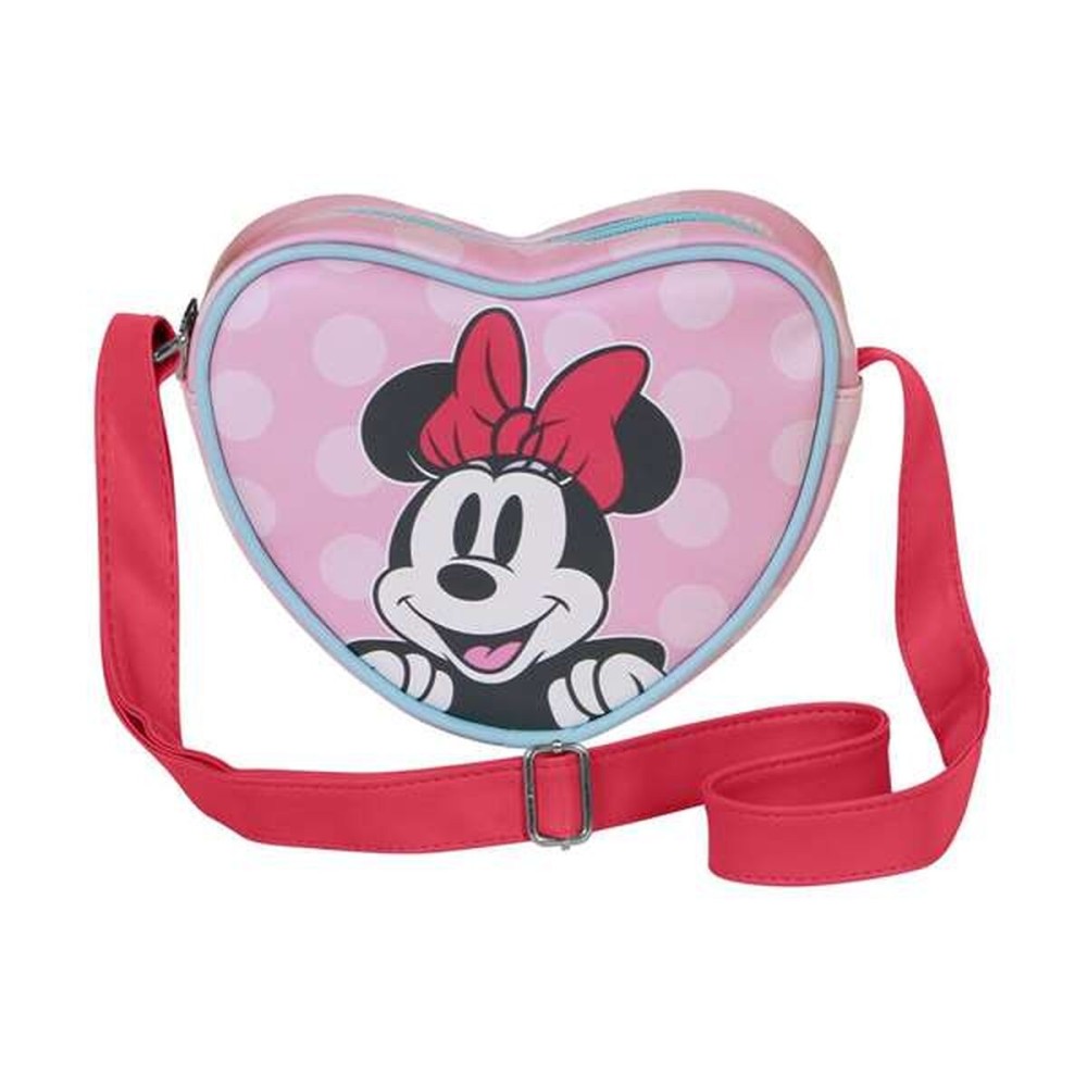 Geantă Bandulieră Minnie Mouse Roz 15,5 x 21 x 6,5 cm