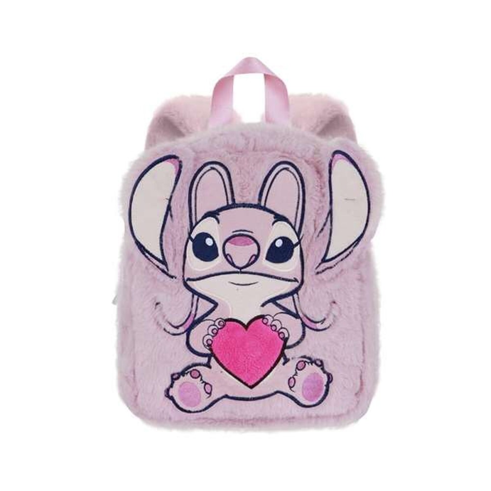 Rucsac pentru Copii Lilo & Stitch Angel Roz 30 x 25 x 15 cm