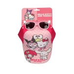 Set de pălărie cu ochelari de soare Hello Kitty Roz
