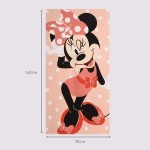Prosop de Plajă Minnie Mouse 70 x 140 cm Coral