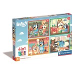 Puzzle Bluey 4 Unități 72 Piese