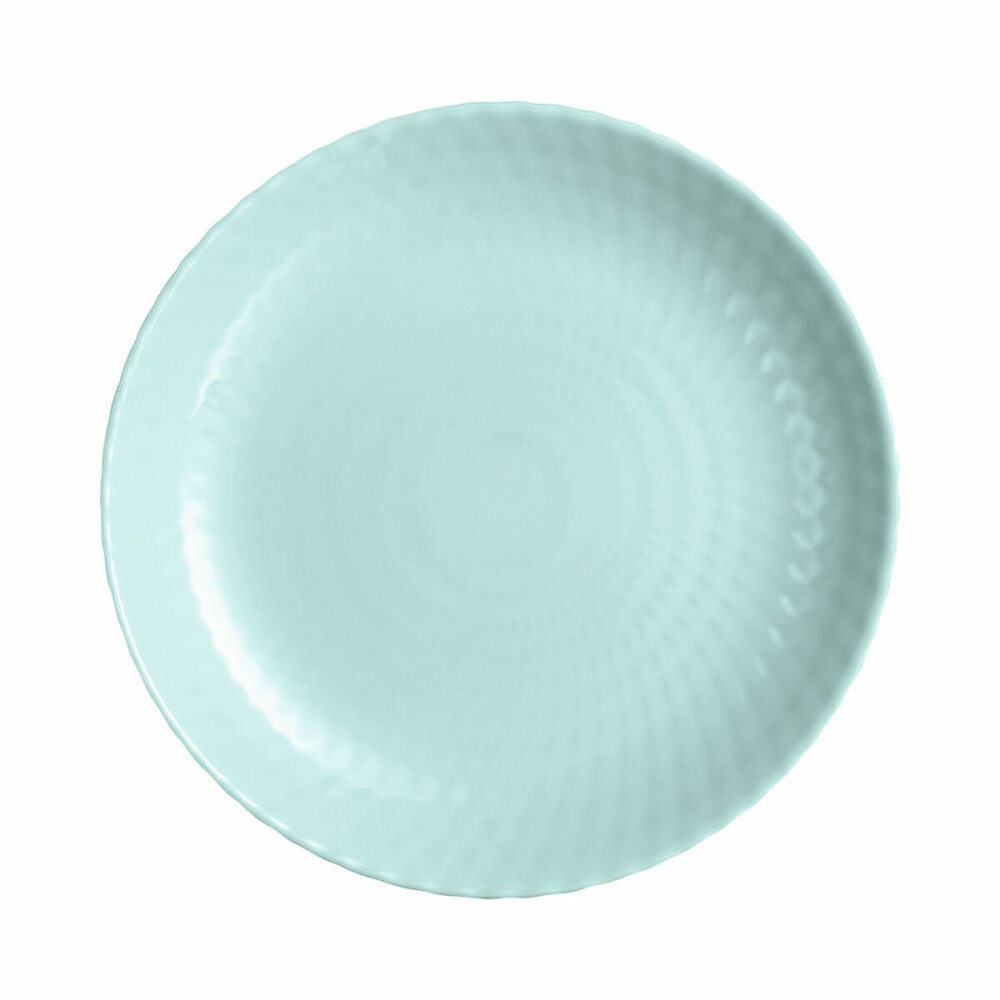 Plochá deska Luminarc Pampille Turquoise Sticlă (Ø 25 cm)