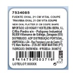 Platou pentru Servire Ariane Ceramică Alb (Ø 21 cm)