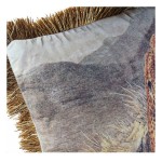 Pernă DKD Home Decor Aluminiu Colonial Selvă (2 Unități) (2 Piese)