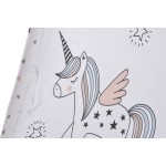 Cort DKD Home Decor Bumbac Lemn Unicorn (110 x 110 x 106 cm)