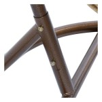 Fotoliu de grădină suspendat DKD Home Decor Bej Maro Multicolor Aluminiu ratan sintetic 90 x 70 x 110 cm