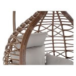 Fotoliu de grădină suspendat DKD Home Decor Maro Gri Multicolor Maro închis Aluminiu ratan sintetic 100 x 78 x 120 cm 100 x 70 x