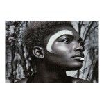 Pânză DKD Home Decor Pânză Lemn MDF 30 x 1,8 x 40 cm