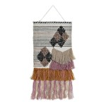 Decorațiune Suspendată DKD Home Decor Iută Bumbac Lână (46 x 2 x 110 cm)