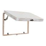 Dulap de chei DKD Home Decor 8424001797233 Lemn Lemn MDF Bej 2 Unități 46 x 6 x 32 cm