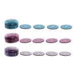 Suport pentru pahare DKD Home Decor Aluminiu Lemn MDF (3 pcs)