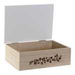 Set de Cutii Decorative DKD Home Decor Lemn MDF (17 x 12 x 6 cm)