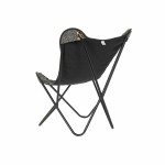 Fotoliu DKD Home Decor Galben Alb Negru Multicolor Fier 74 x 65 x 90 cm
