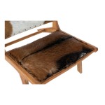 Fotoliu DKD Home Decor MB-182320 Tec Maro Piele Alb (65 x 78 x 68 cm)