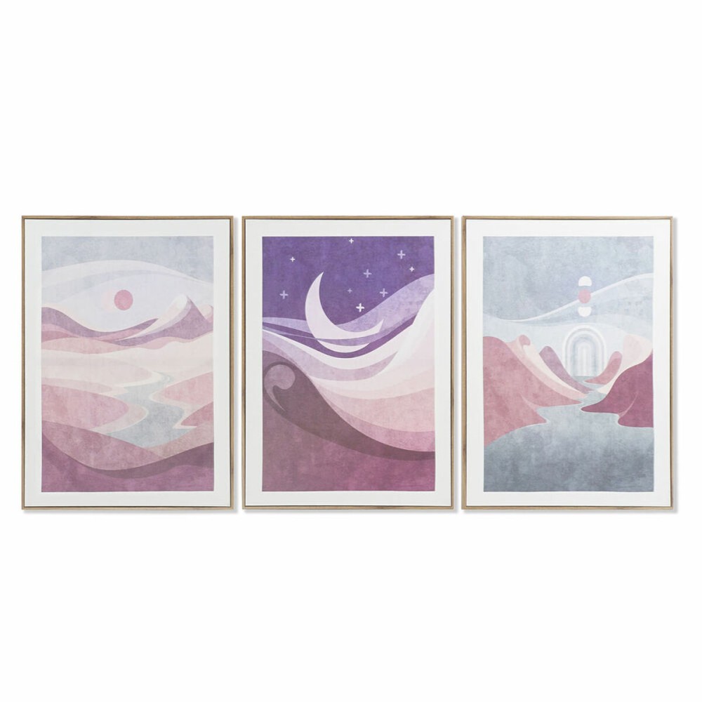 Pânză DKD Home Decor Pânză Lemn MDF 50 x 3 x 70 cm