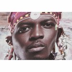 Pânză DKD Home Decor Pânză Lemn MDF 30 x 1,8 x 40 cm (4 Piese)