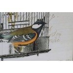 Pânză DKD Home Decor Lemn Pânză 34 x 2 x 44 cm