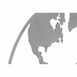 Decorațiune de Perete DKD Home Decor Metal Harta Lumii (100 x 1 x 100 cm) (3 pcs)