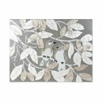 Pânză DKD Home Decor Bej Gri Frunza a unei plante 90 x 4 x 70 cm