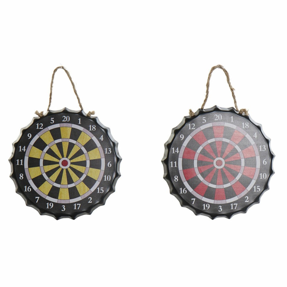 Decorațiune de Perete DKD Home Decor Fier (22 x 2 x 22 cm) (2 pcs)