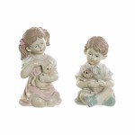 Figură Decorativă DKD Home Decor Rășină Copil (14.5 x 16 x 26 cm) (2 pcs)